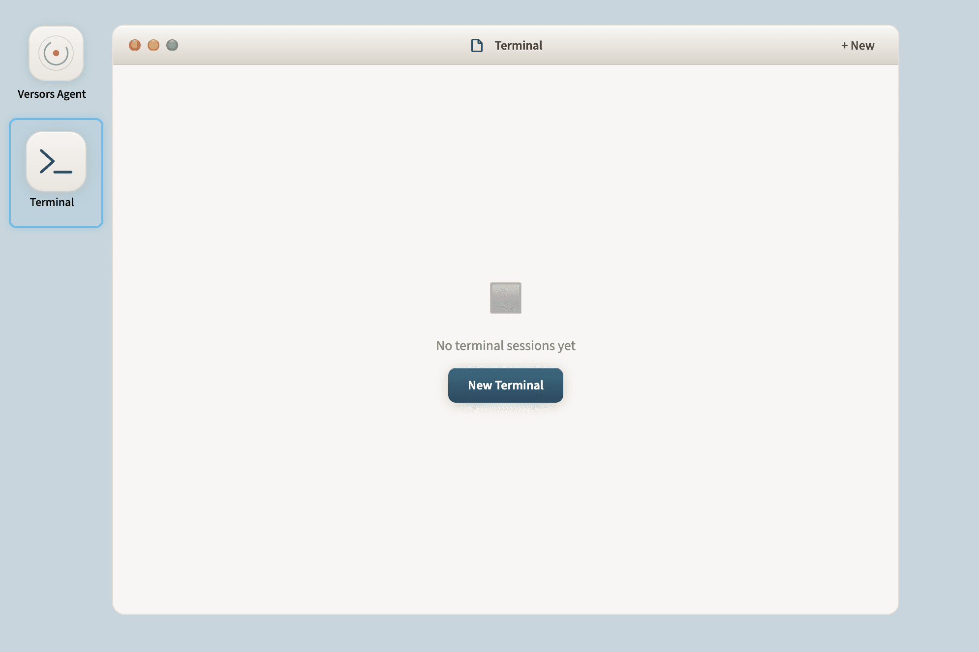 Open a new terminal